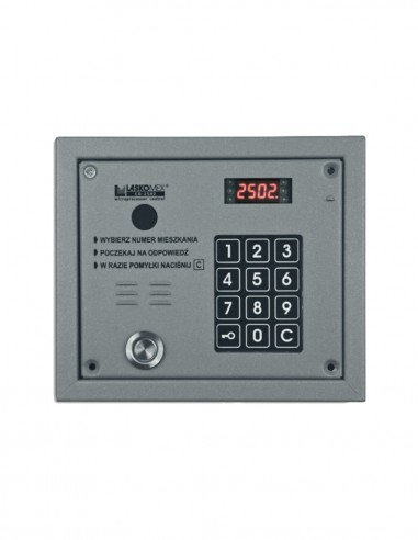 CP-2503TP panel zewnętrzny Laskomex z czytnikiem kluczy DALLAS
